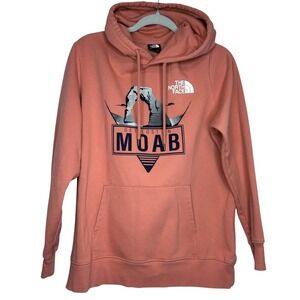 The North Face Hoodie‎ Womens Large Pink Get Lost Moab Graphic Pullover Camping